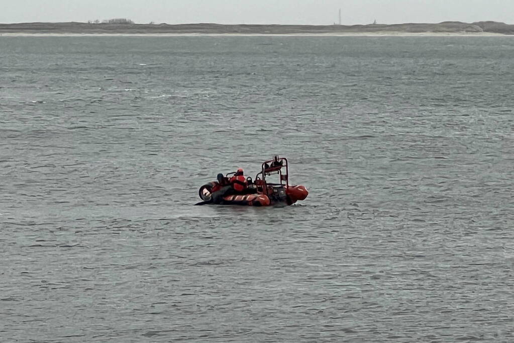 Vrouw uit het water gehaald