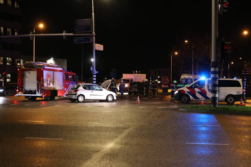 Gewonde en schade bij aanrijding