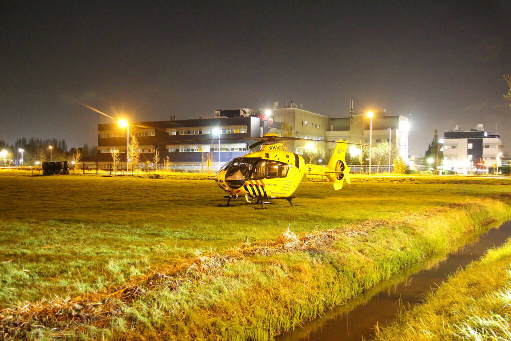 Traumahelikopter ingezet voor incident in woning