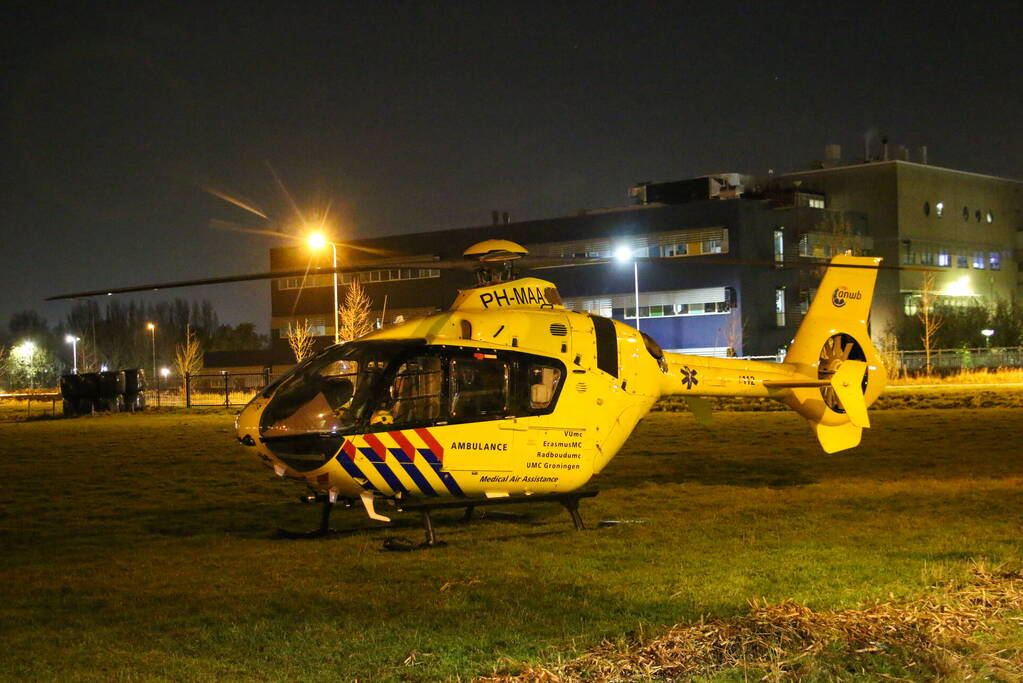 Traumahelikopter ingezet voor incident in woning