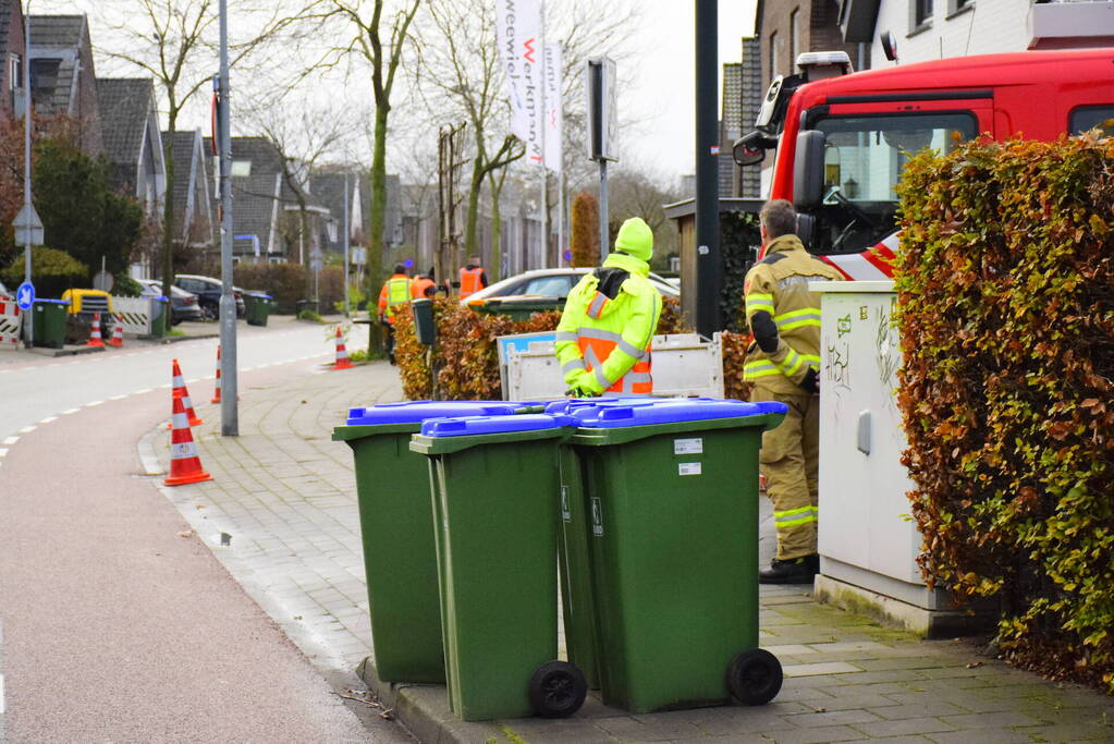 Opnieuw gasleiding geraakt bij aanleg glasvezel