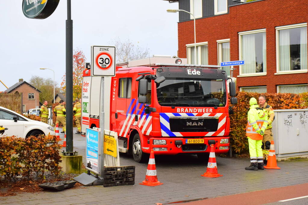 Opnieuw gasleiding geraakt bij aanleg glasvezel