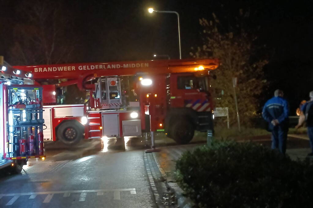 Flinke rookontwikkeling bij dakbrand