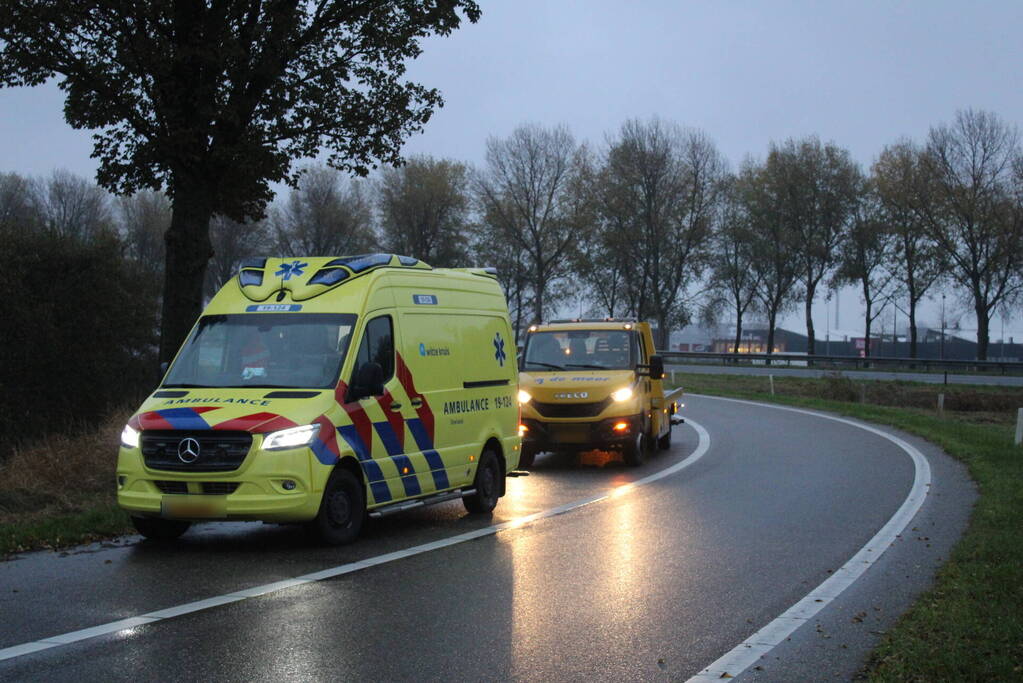 Ravage nadat auto op boom botst