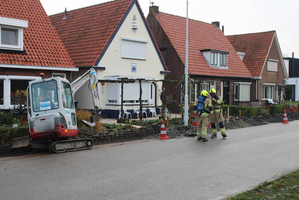 Gaslek bij aanleggen glasvezel