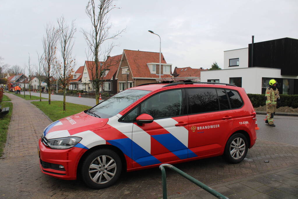 Gaslek bij aanleggen glasvezel