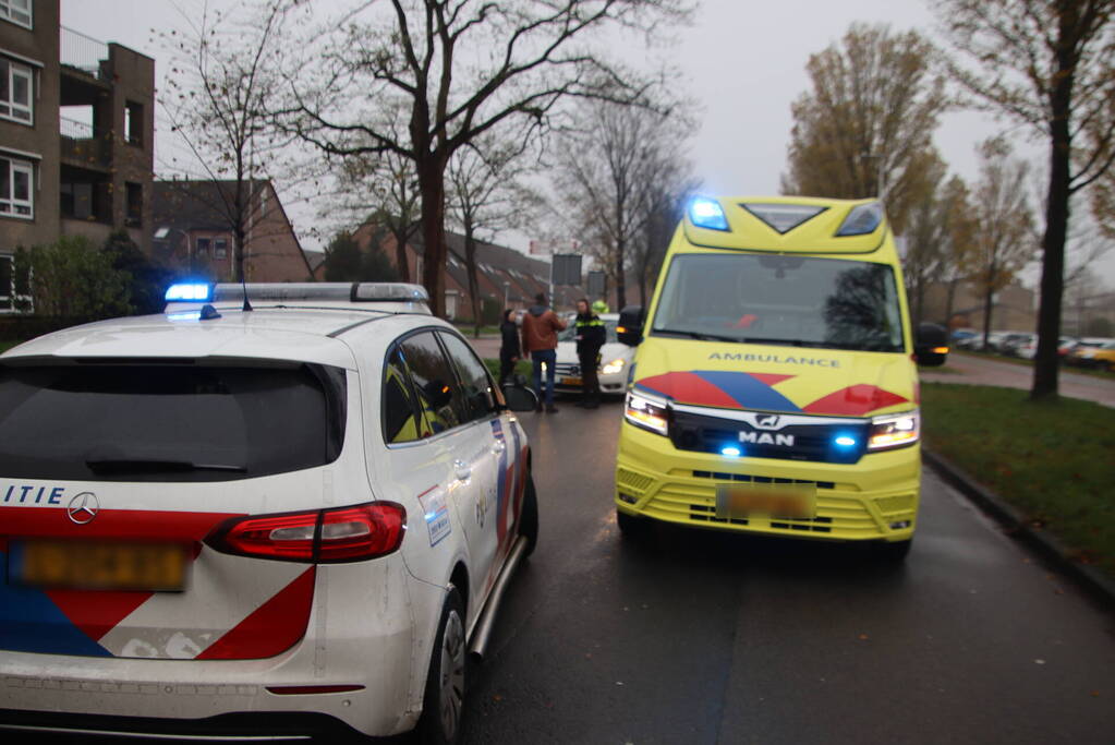 Fietser gewond bij aanrijding met auto