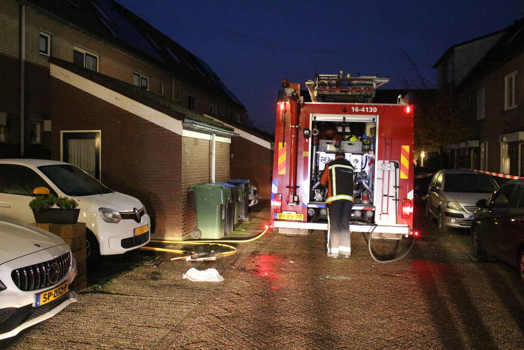 Brand in keuken van woning snel geblust