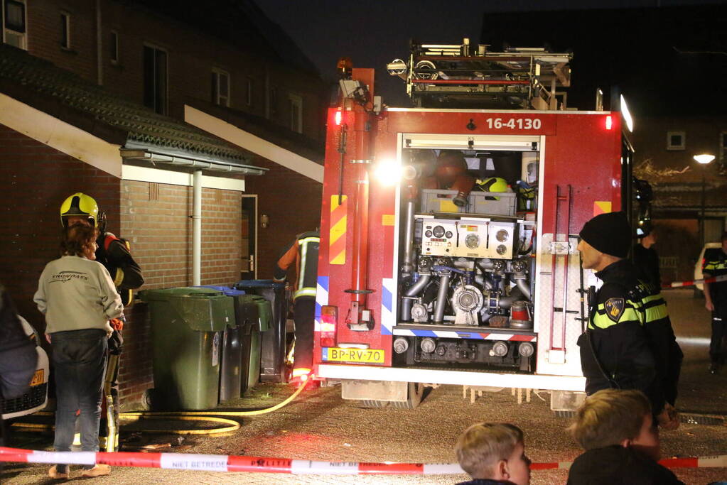 Brand in keuken van woning snel geblust