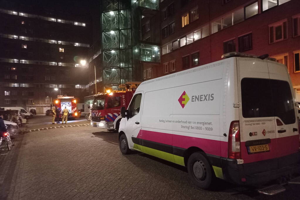 Onderzoek naar gaslucht in flatwoning