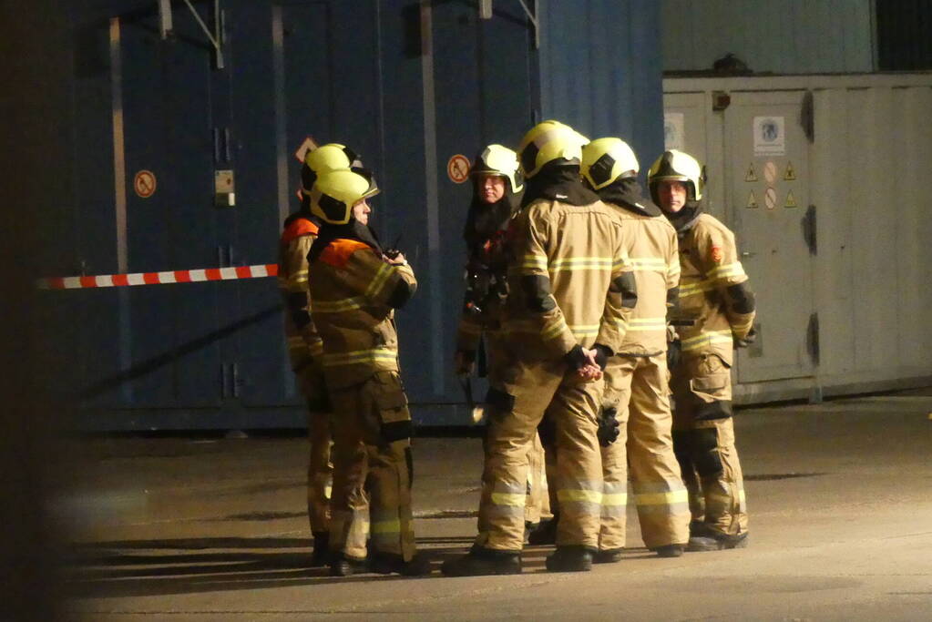 Gebied afgezet door lekkage opslagtank