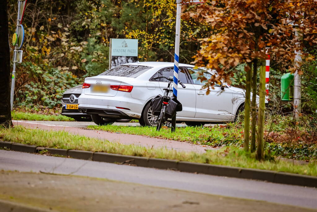 Overstekende fietser aangereden