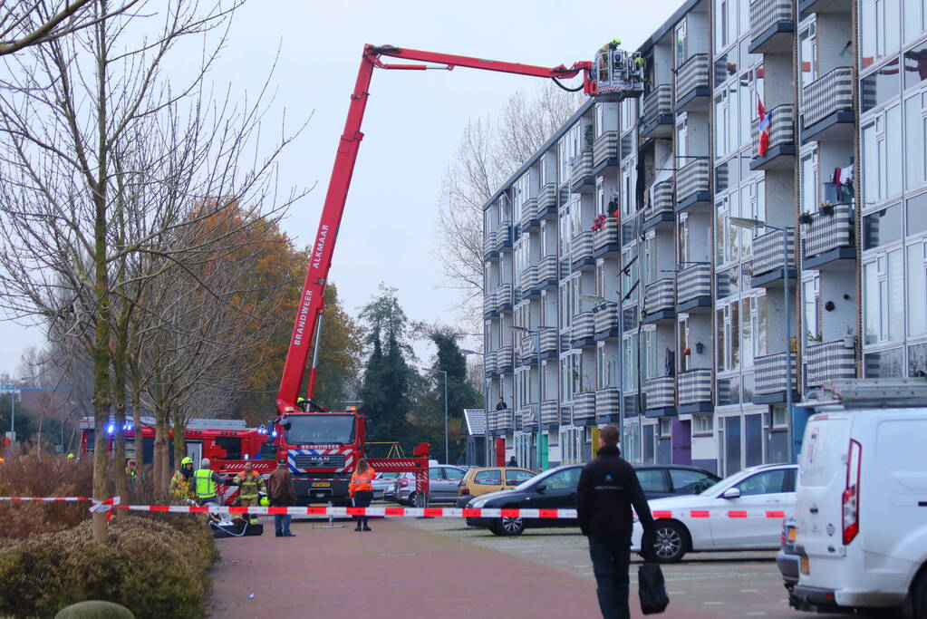 Twee appartementen verwoest door brand