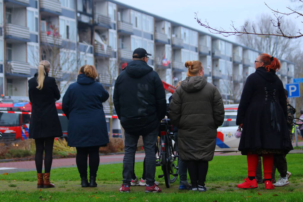 Twee appartementen verwoest door brand