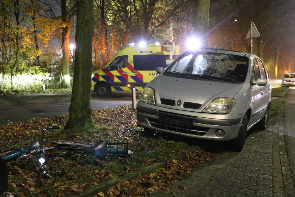 Fietser gewond bij botsing met automobilist