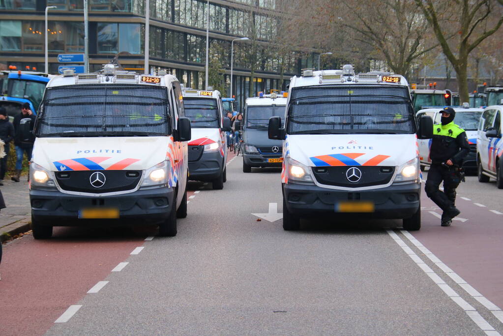 Meerdere actievoerders opgepakt bij boerenprotest