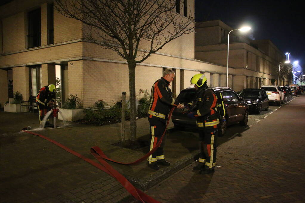 Ondergrondse container vermoedelijk in brand gestoken