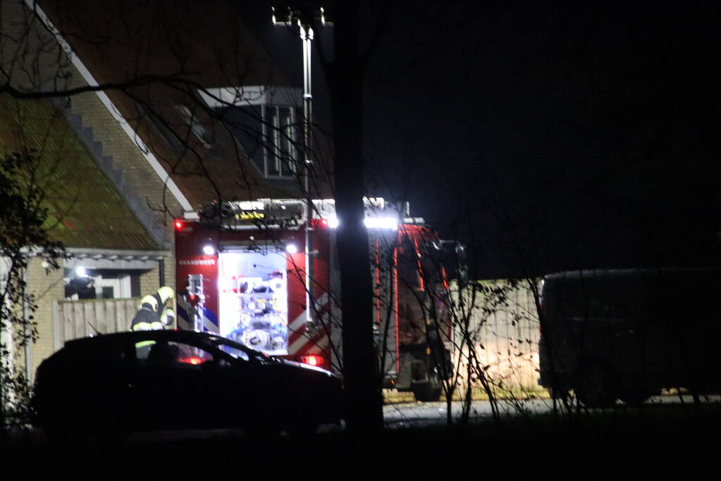 Brand in woonboerderij door kachel