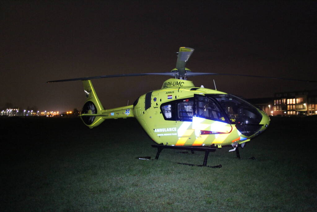 Traumahelikopter ingezet voor incident in woning
