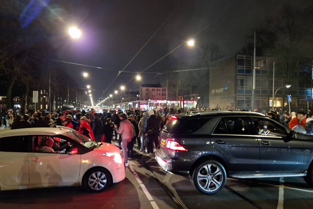 WK-winst Marokko massaal gevierd