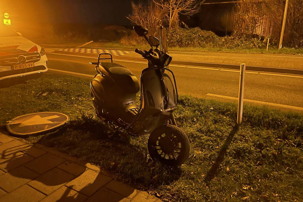 Scooterrijder gewond na eenzijdig ongeval