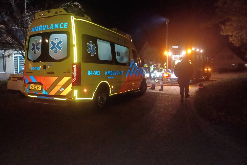 Persoon gewond bij brand in woning