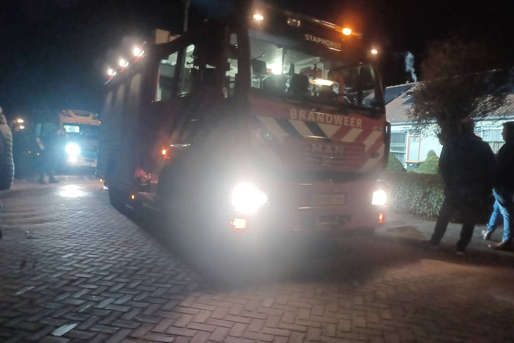 Persoon gewond bij brand in woning