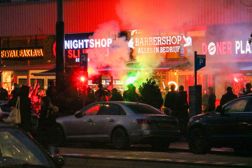 Mobiele Eenheid paraat tijdens Marokko Spanje