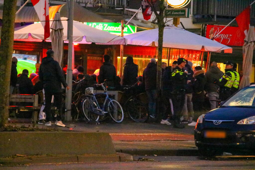 Mobiele Eenheid paraat tijdens Marokko Spanje