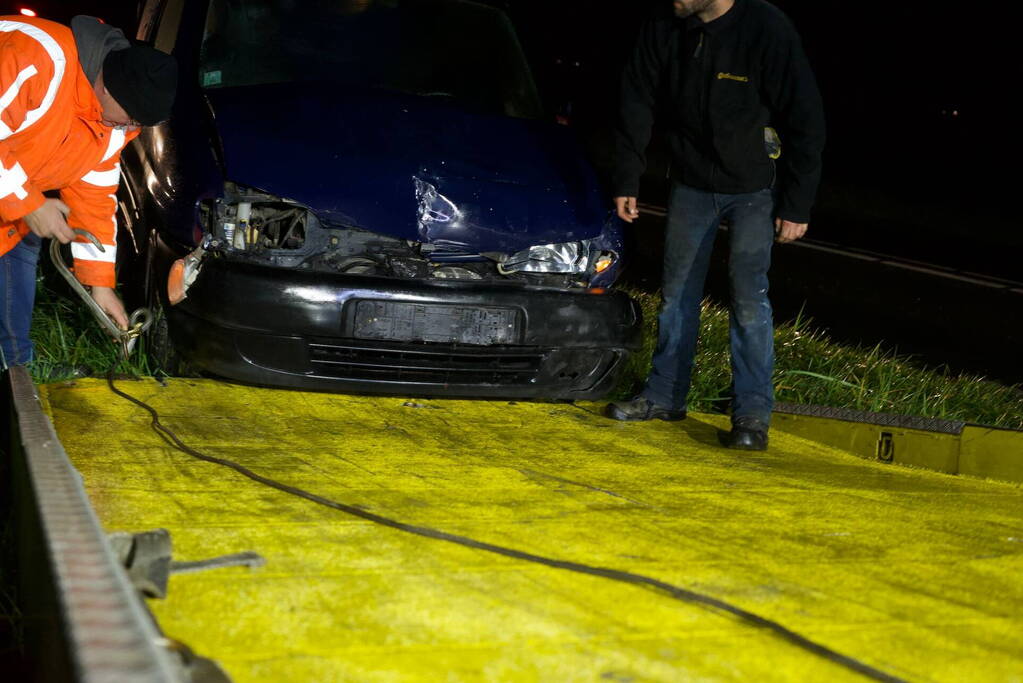 Schade bij ongeval tussen twee auto's