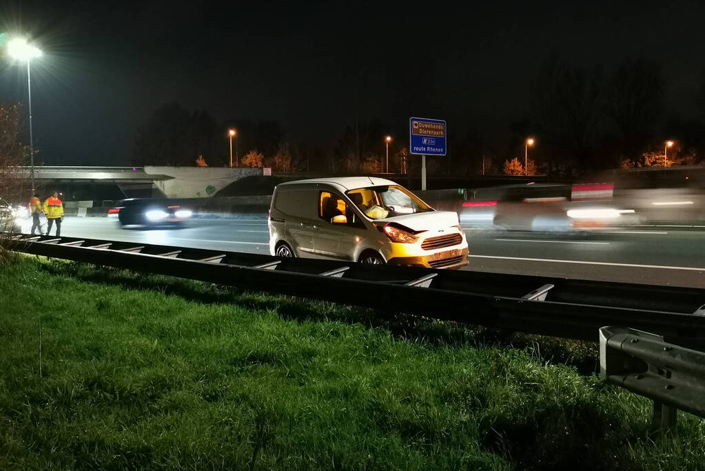 Vertraging na kop-staart botsing