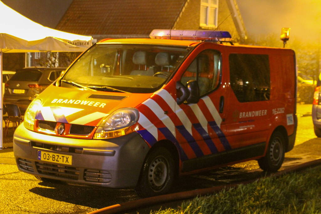 Grote brand in loods