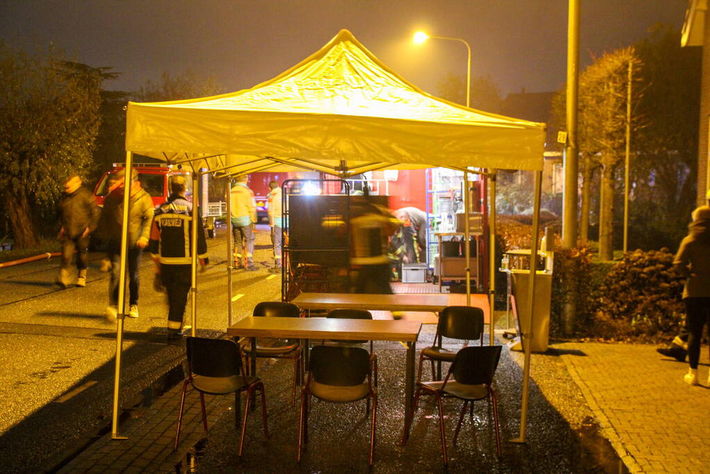 Grote brand in loods