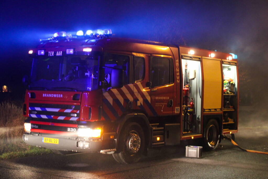 Grote brand in loods
