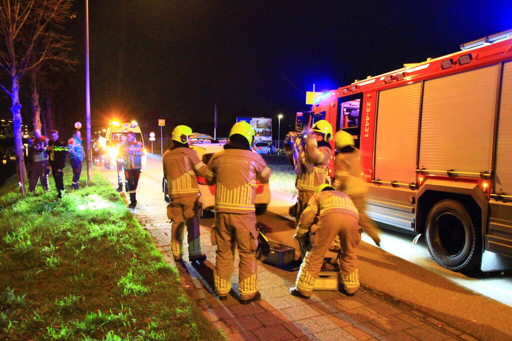 Grote inzet hulpdiensten om lampje in water