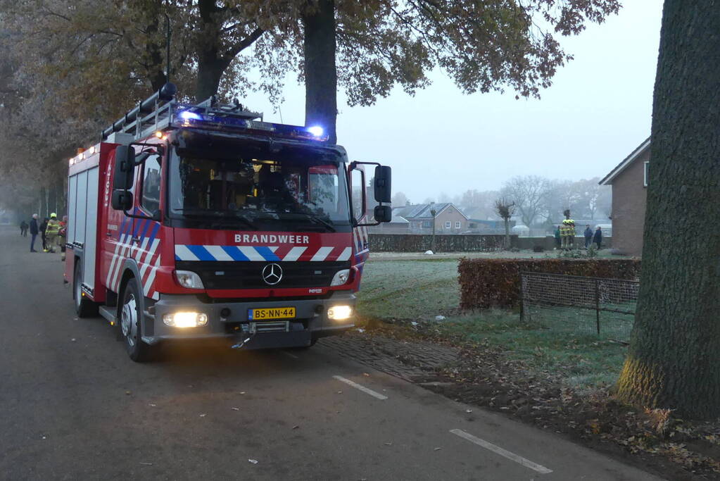 Schoorsteenbrand snel onder controle