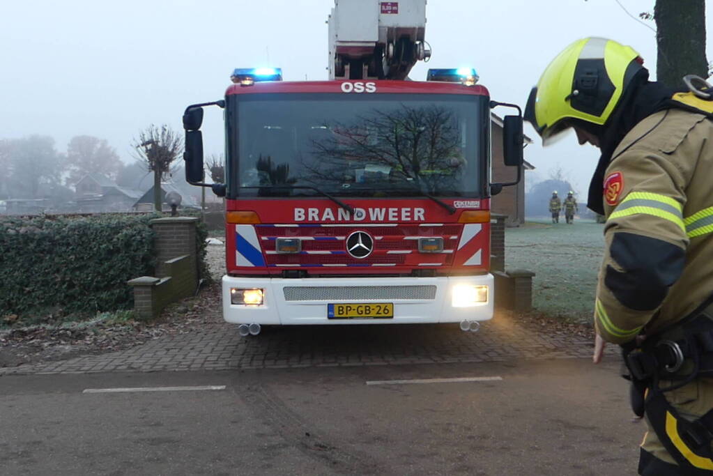 Schoorsteenbrand snel onder controle