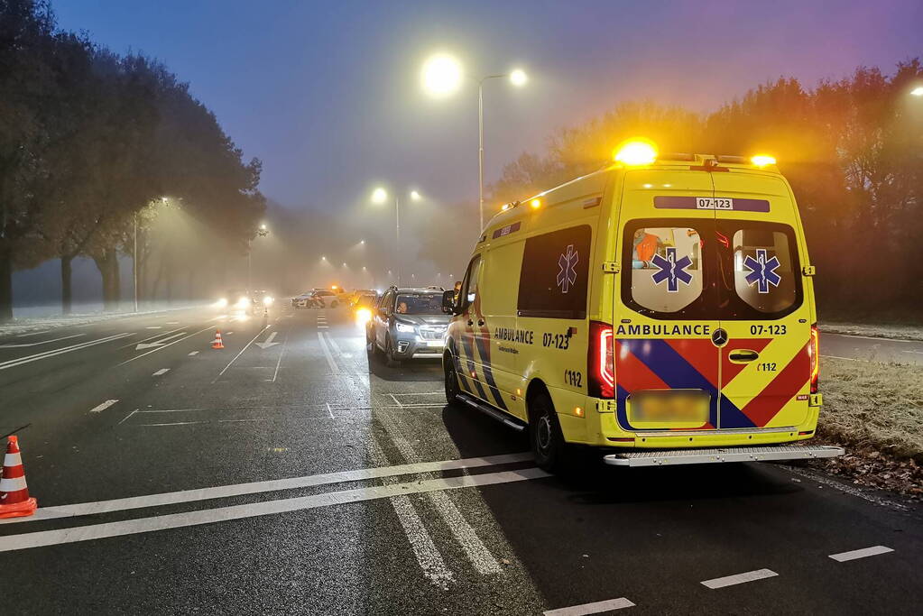 Vertraging na kop-staart botsing