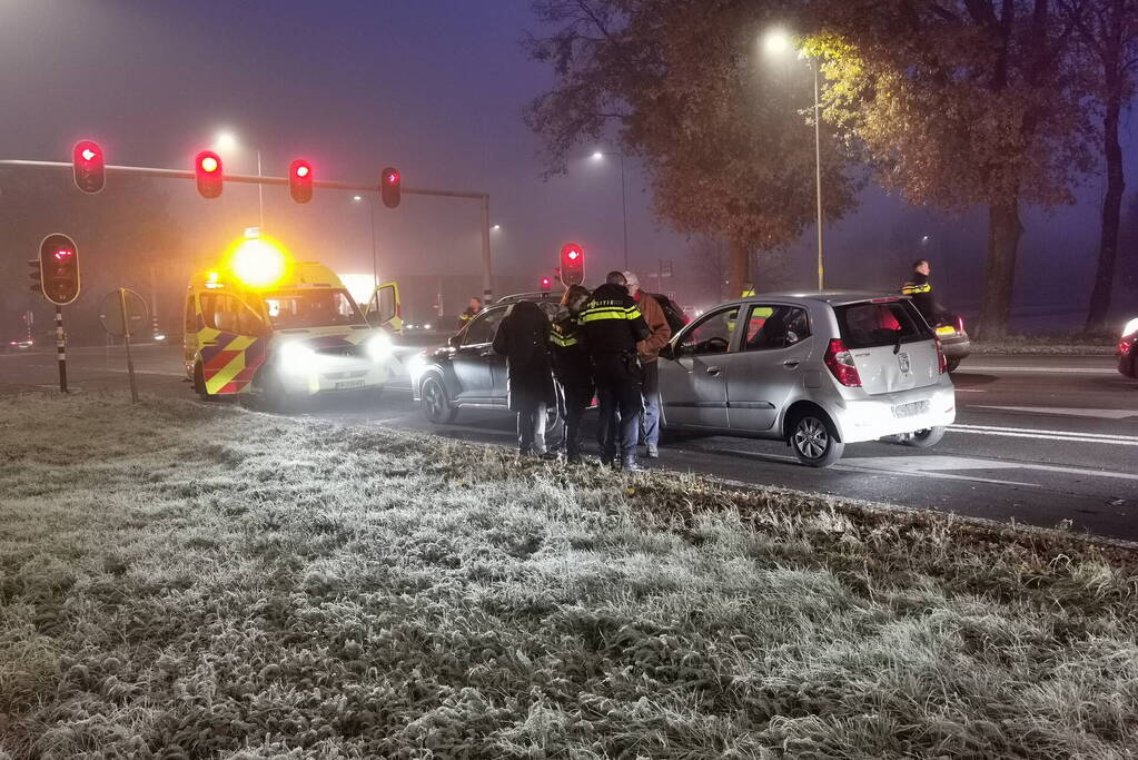 Vertraging na kop-staart botsing