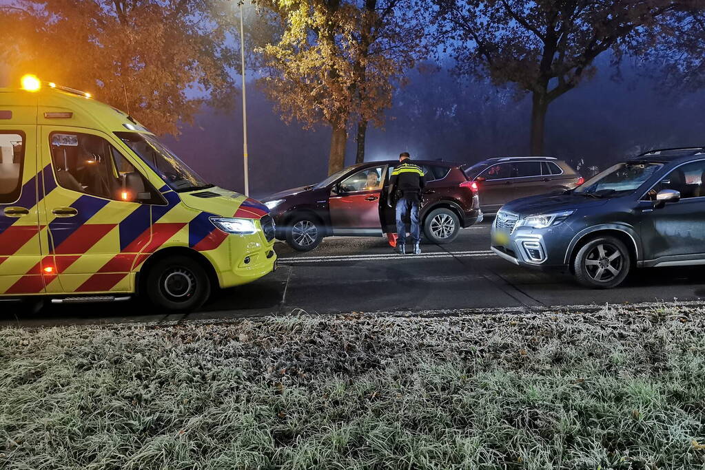 Vertraging na kop-staart botsing