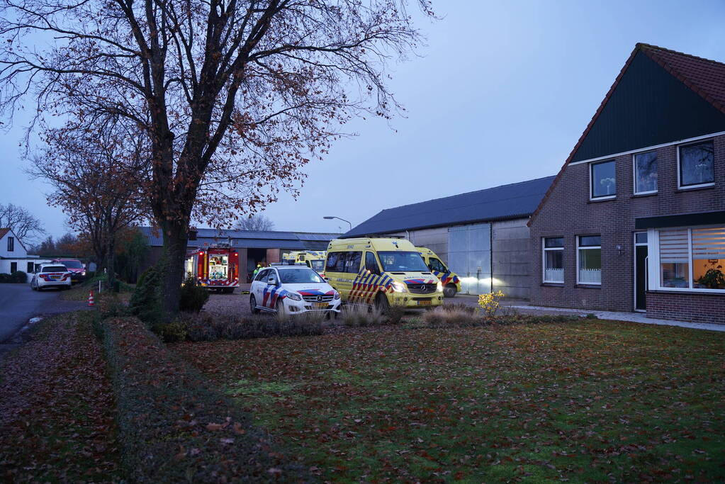 Gewonden na vreemde lucht, brandweer doet onderzoek
