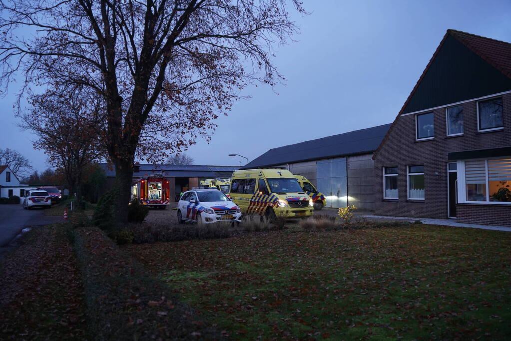 Gewonden na vreemde lucht, brandweer doet onderzoek
