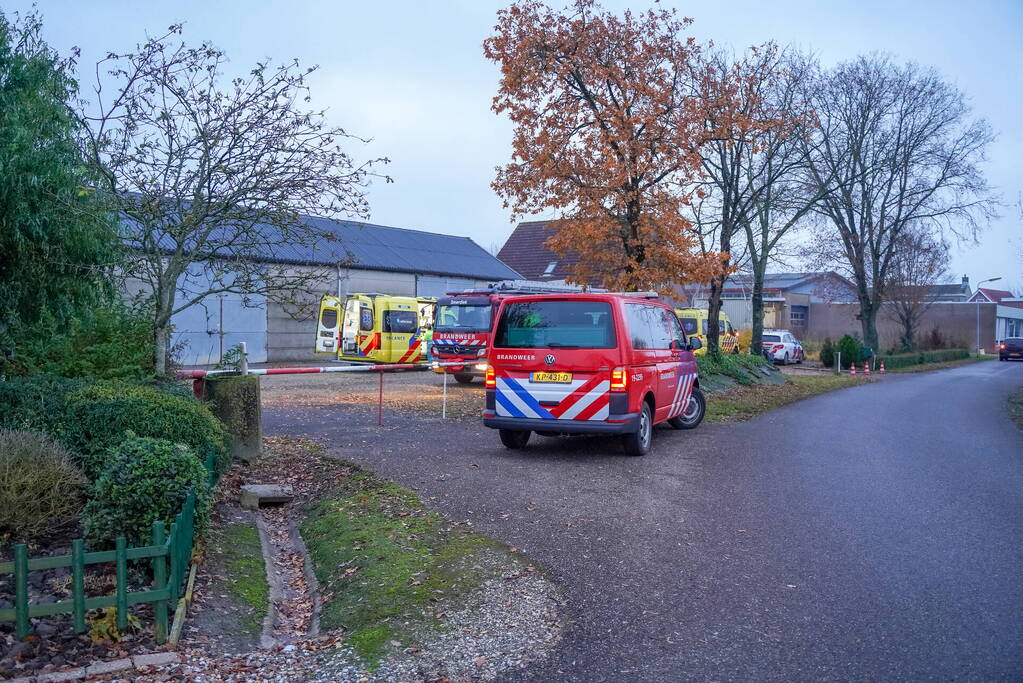 Gewonden na vreemde lucht, brandweer doet onderzoek