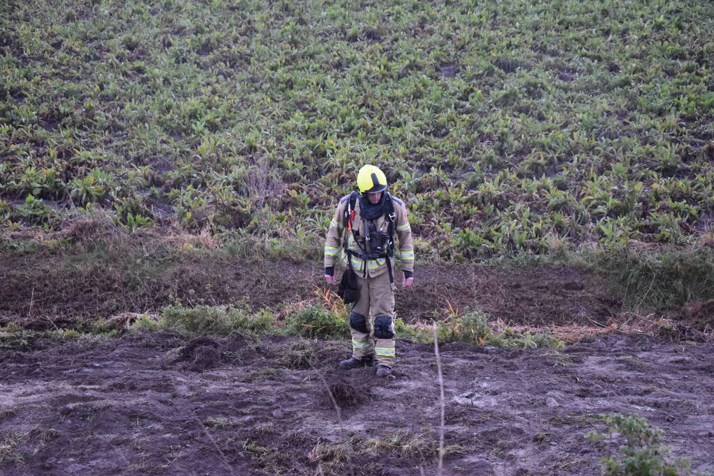 Weg afgesloten vanwege gaslucht