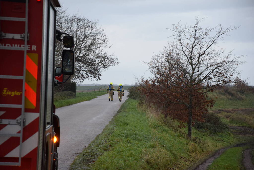 Weg afgesloten vanwege gaslucht