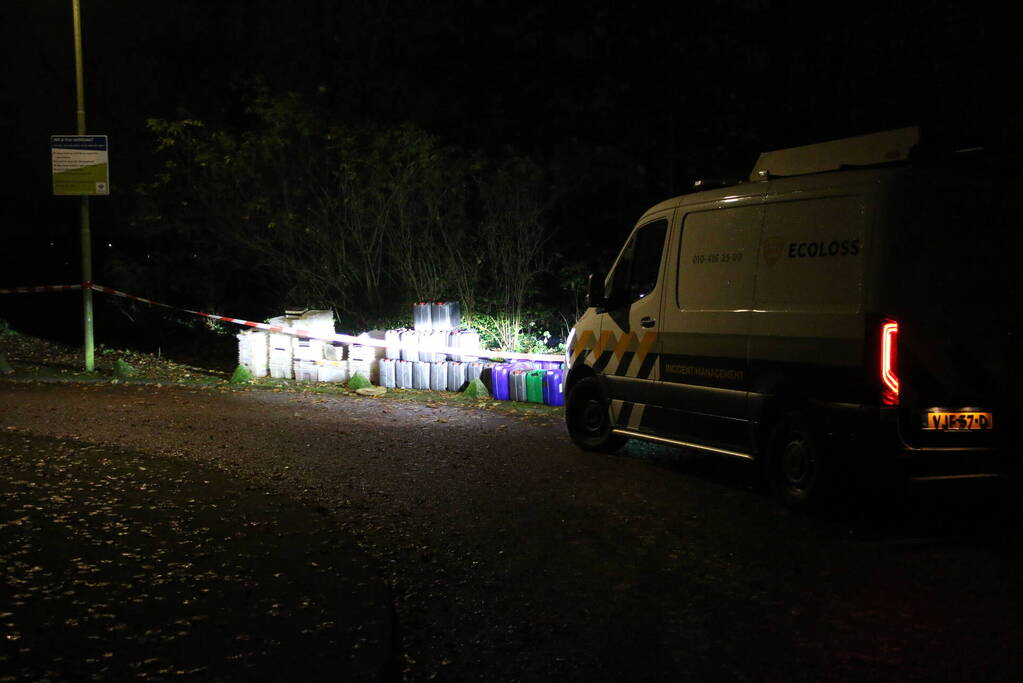 Flinke hoeveelheid drugsafval aangetroffen