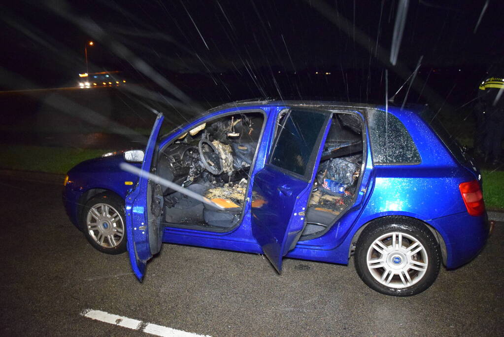 Aanhouding na brandstichting in auto