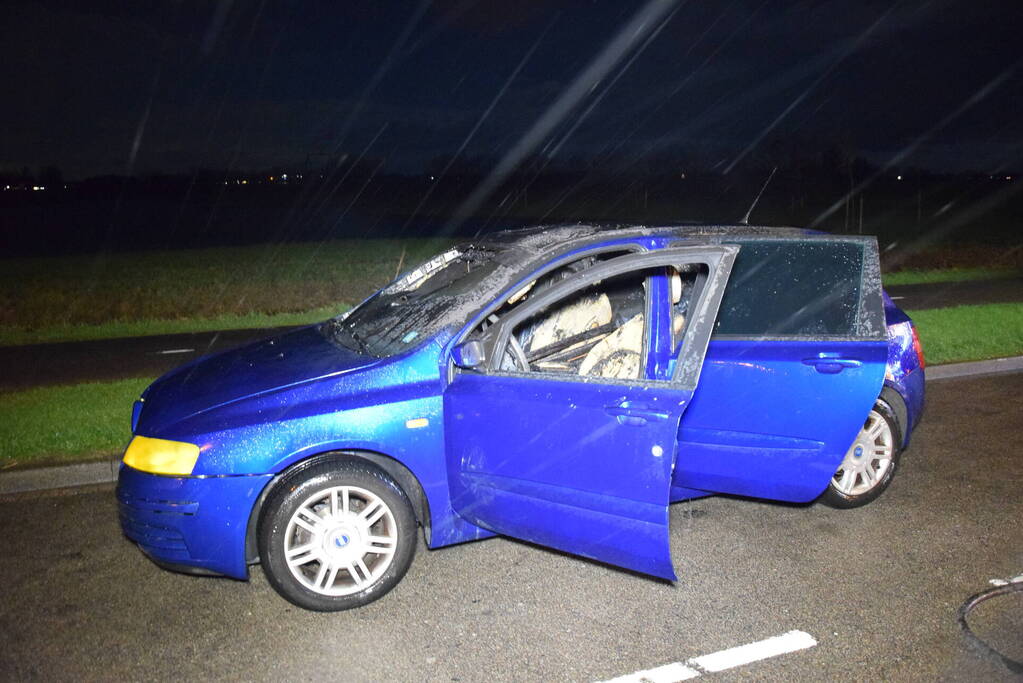 Aanhouding na brandstichting in auto