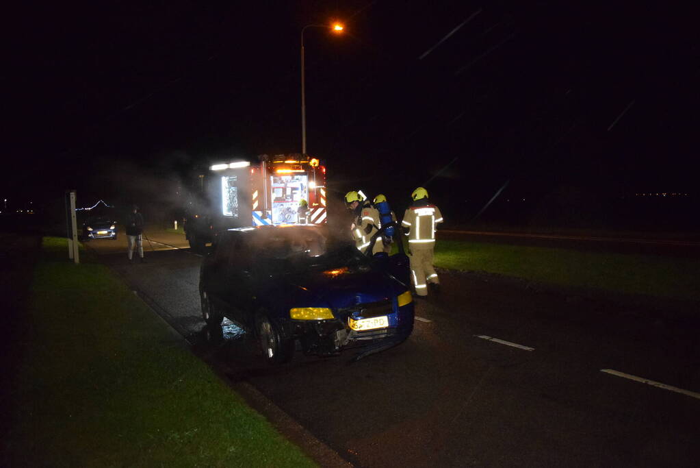 Aanhouding na brandstichting in auto