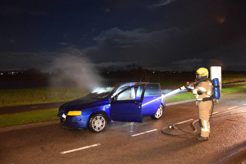 Aanhouding na brandstichting in auto